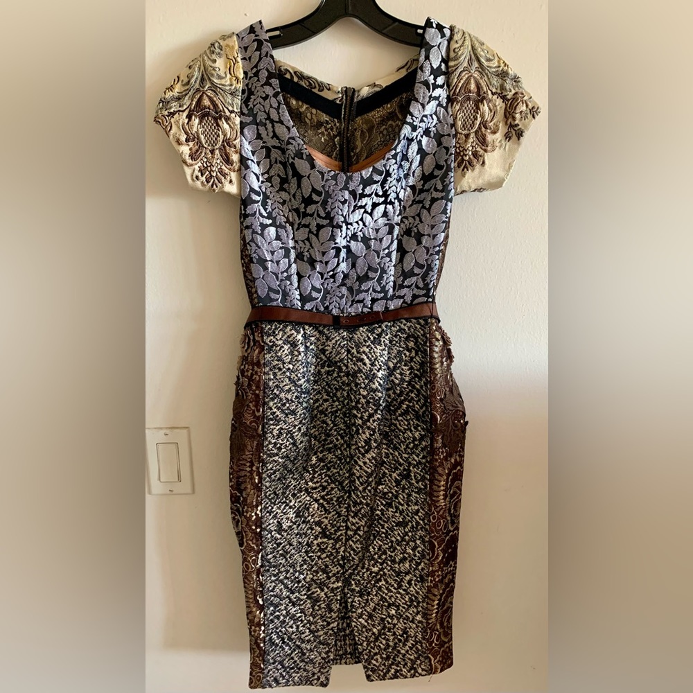 Byron Lars Lace mid-length dress